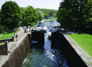OLYMPUS DIGITAL CAMERA Named a UNESCO World Heritage Site in 2007, the Rideau Canal is among the greatest engineering feats of the 19th century. These locks are at Jones Falls.