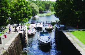 OLYMPUS DIGITAL CAMERA Named a UNESCO World Heritage Site in 2007, the Rideau Canal is among the greatest engineering feats of the 19th century. These locks are at Jones Falls.