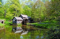 Mabry Mill, built in 1910, is a working mill and the most photographed sight along the way.