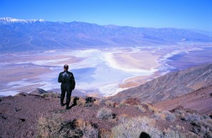 Friend and photographer Craig Stein admiring Death Valley from Dante’s View.