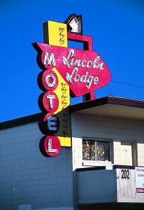 Echoes of the Lincoln Highway remain in many of the towns it connected. The Lincoln Lodge is on Lincoln Way in Ames.