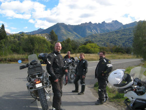 Grins galore after our first day of off-road riding.