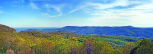 web-Highland Scenic Highway Panorama Views of the Allegheny Mountain ridges from the Highland Scenic Highway near Marlinton, West Virginia.