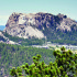 Looking northwards from a high vantage point on the Black Hills’ Iron Mountain Road, one has a bird’s eye view across the valley to Mt. Rushmore.