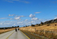 The long lonesome highway south to Punta Arenas.