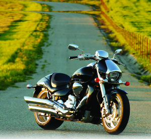 To power its cruiser flagship, Suzuki designed a new liquid-cooled, 1,783CC (OK, 109-cubic-inch) V-twin with dual overhead cams, dual crankpins and a wide vee angle of 54 degrees.