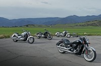 These four boys of the boulevard have the sound, look and feel of larger cruisers, but smaller engines and lower prices.