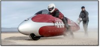 The Spirit of Munro tribute motorcycle.