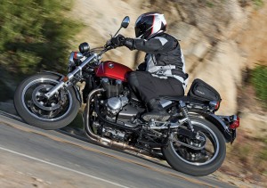 Steel tank and bungee hooks in back make mounting soft luggage easy, but we wish the bike had more load capacity. web-WING0414