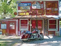 No gasoline, but many pleasant memories are available at this unique museum adjacent to the Clifton Mill in Clifton, Ohio.