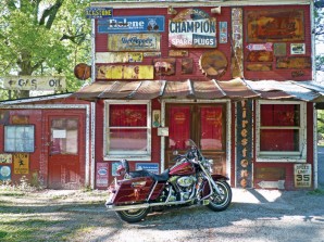 No gasoline, but many pleasant memories are available at this unique museum adjacent to the Clifton Mill in Clifton, Ohio.