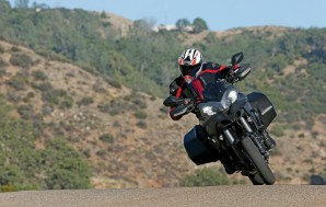 The new-for-2013 Ducati Multistrada 1200 has a revised front fairing, a larger windscreen and LED low-beam and position lights. The S Granturismo version gets an even larger windscreen, as well as LED auxiliary lights, engine protection bars, larger saddlebag lids and more.