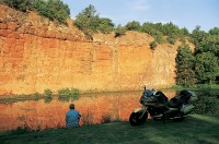 Red Rock Canyon outside Hinton, Oklahoma.