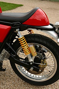 2014 Royal Enfield Continental GT rear wheel