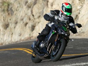 The 2014 Kawasaki Z1000 has stronger brakes, firmer suspension, sharper handling and lighter wheels.