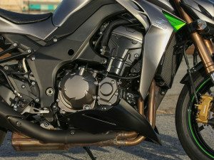 Updates to the Z1000's 1,043cc in-line four were aimed at enhancing power, sound, feel and throttle response.