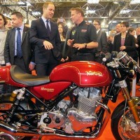 Prince William Norton Motorcycle