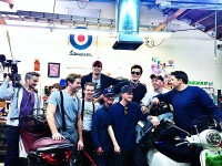 Armie Hammer Vespa Tour