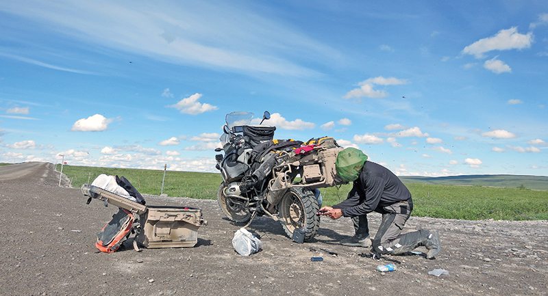 Alaksa Flat Tire