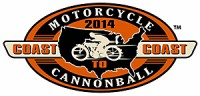 Motorcycle Canonball Run 2014