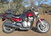 Nelson-Rigg Sport Tank Bag and Expandable Sport Tail Pack.