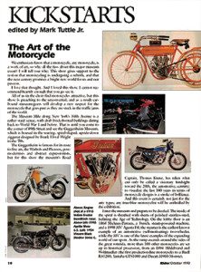 The Art of the Motorcycle exhibit