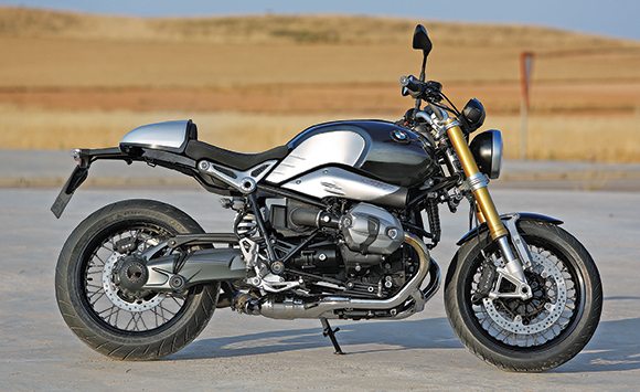 This Euro version is wearing the optional tail cover with the seat subframe removed. Imagine it without the rear fender, and the license plate relocated to the final drive pumpkin.