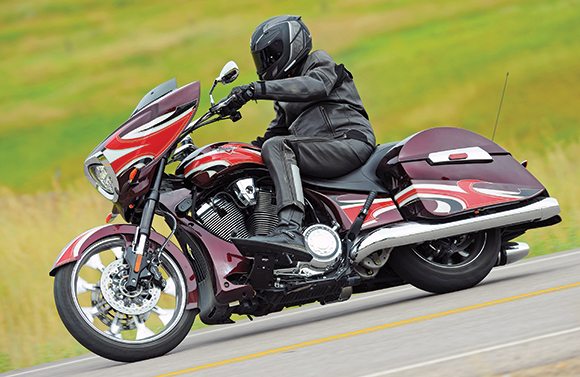 The Magnum is first and foremost about making a statement, but underneath the flashy paint and chrome is the very solid Cross Country platform.