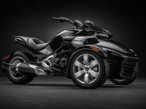 2015 Can-Am Spyder F3 in Steel Black Metallic