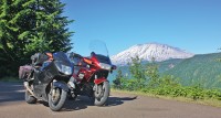 Mount St. Helens still looms large on the Cascade Range.