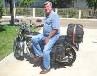 Life begins at 120 (years, that is: combined age of rider and bike).