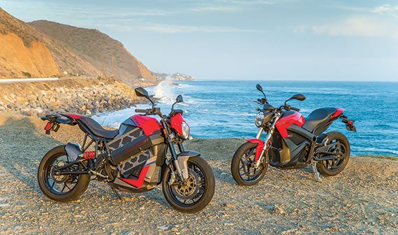 2016 Victory Empulse TT vs. 2015 Zero SR (Photos by Kevin Wing)